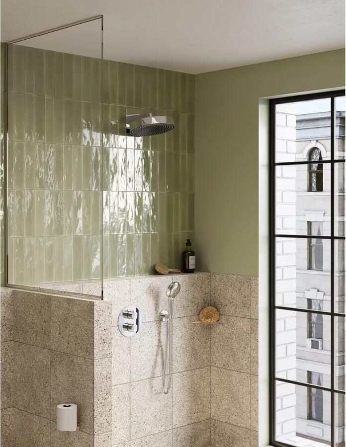 SaniClear Hoofddouche Evolution | 30 cm | Rond | Chroom - Foto 3