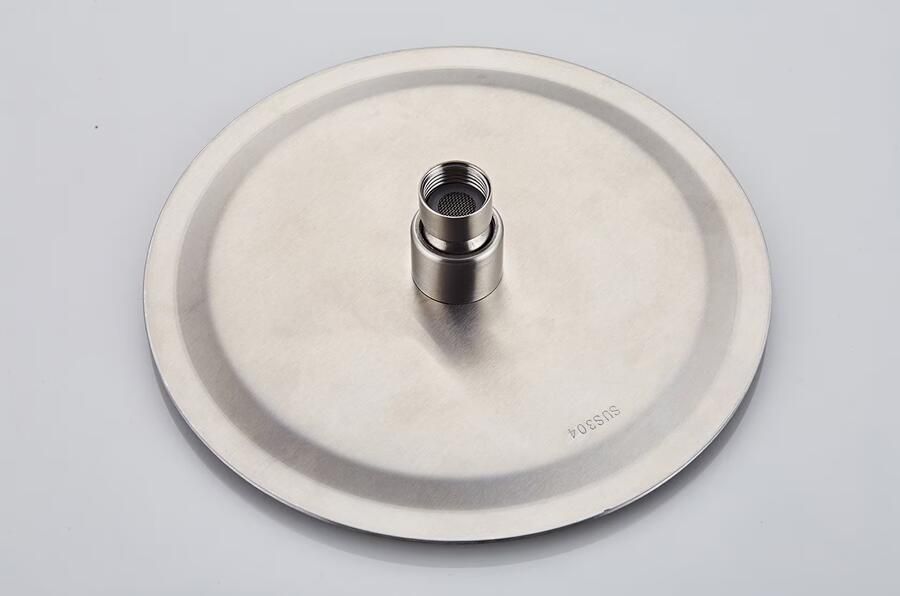 SaniClear Hoofddouche Inox | 20 cm | Rond | RVS look - Foto 2