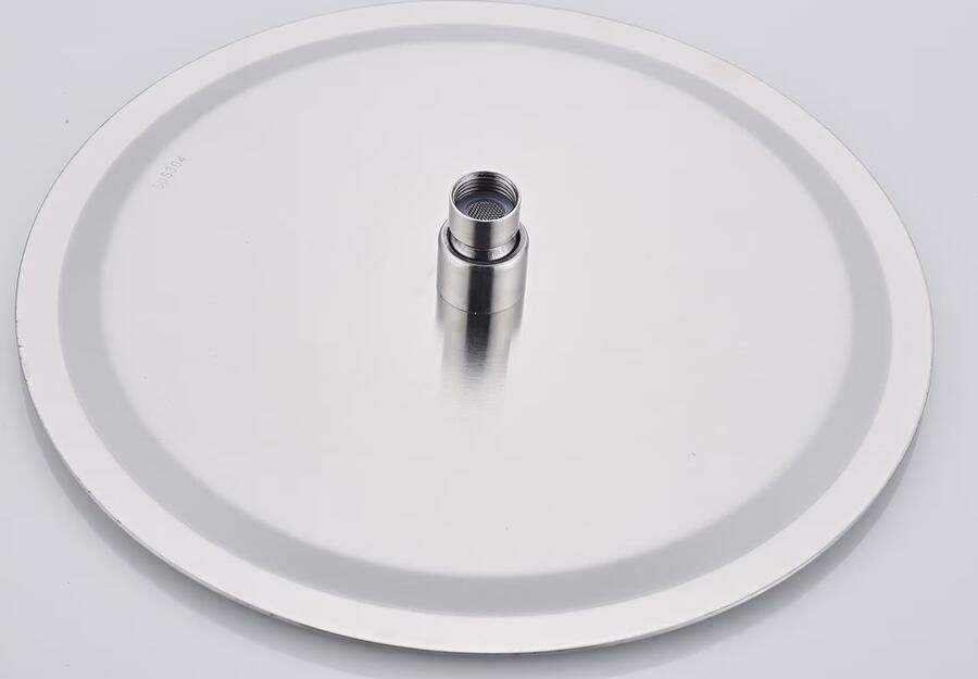 SaniClear Hoofddouche Inox | 30 cm | Rond | RVS look - Foto 2