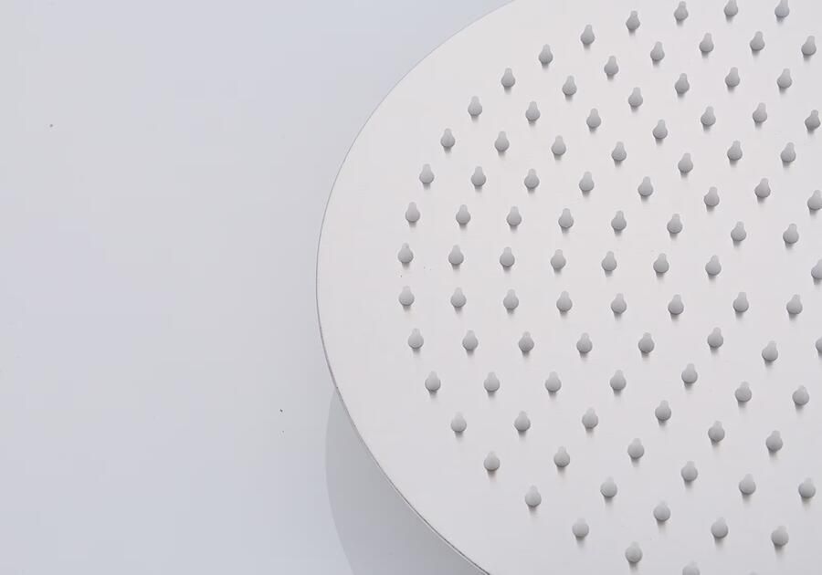 SaniClear Hoofddouche Inox | 30 cm | Rond | RVS look