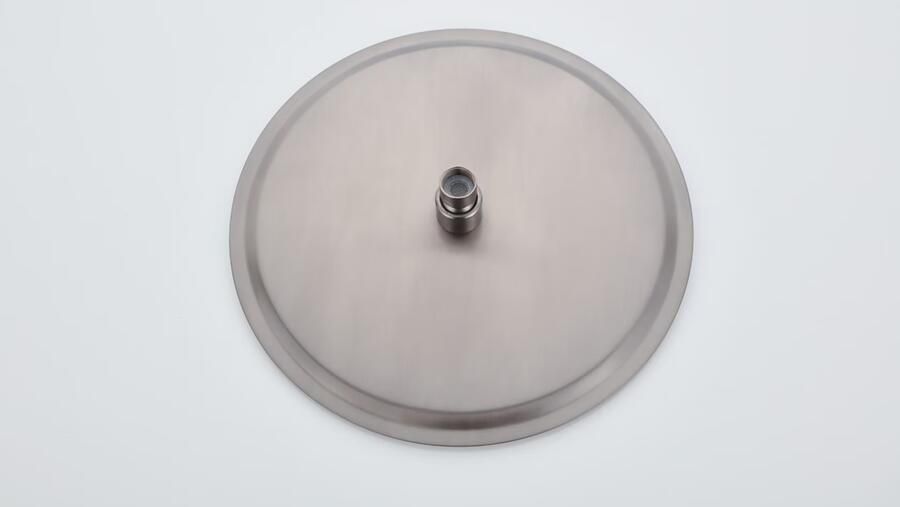 SaniClear Hoofddouche Iron | 20 cm | Rond | Verouderd ijzer Gunmetal - Foto 2