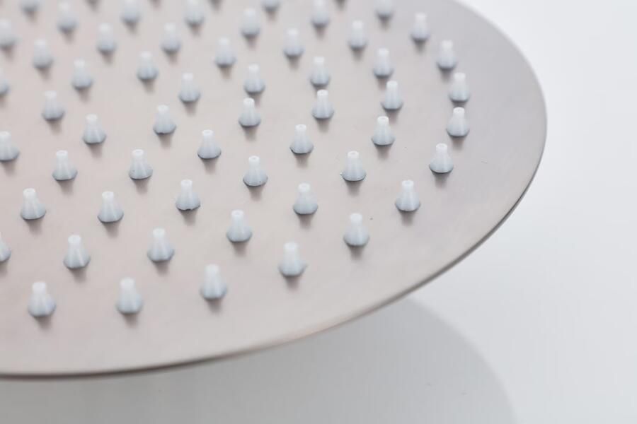 SaniClear Hoofddouche Iron | 20 cm | Rond | Verouderd ijzer Gunmetal