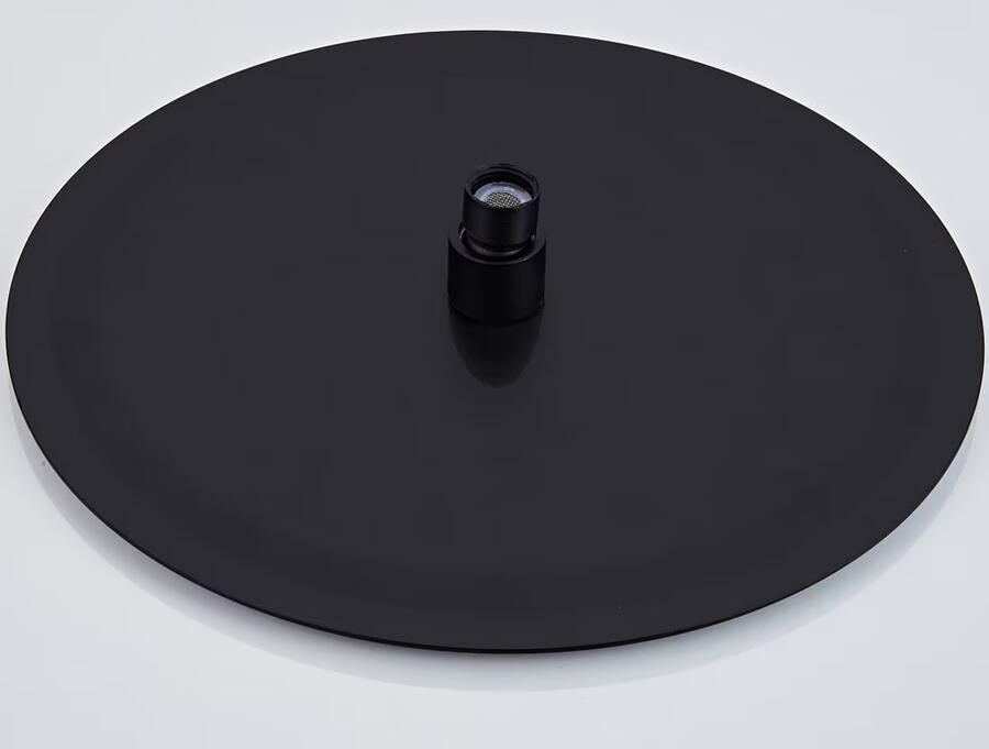 SaniClear Hoofddouche Nero | 30 cm | Rond | Mat zwart