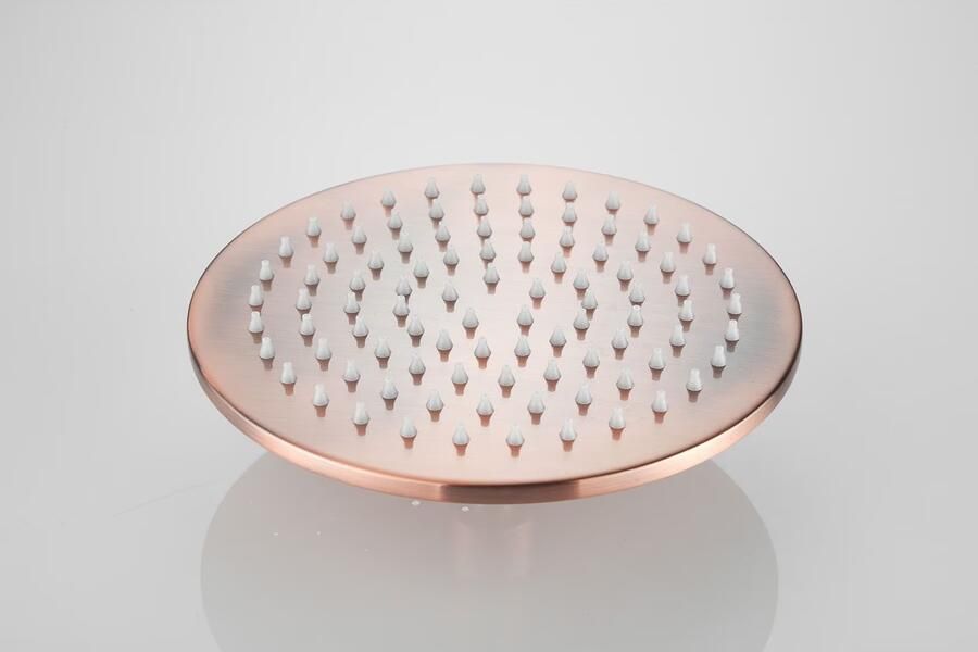 SaniClear Hoofddouche Vision | 20 cm | Rond | Geborsteld koper - Foto 3