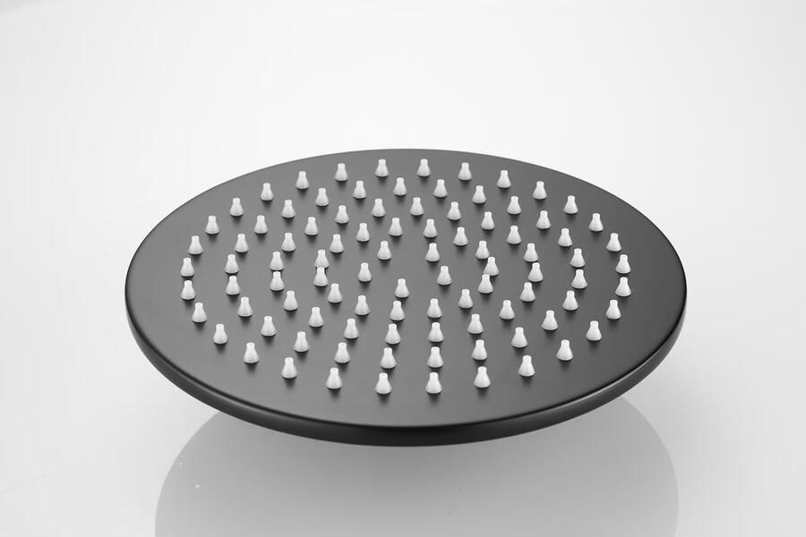 SaniClear Hoofddouche Vision | 20 cm | Rond | Mat zwart - Foto 3