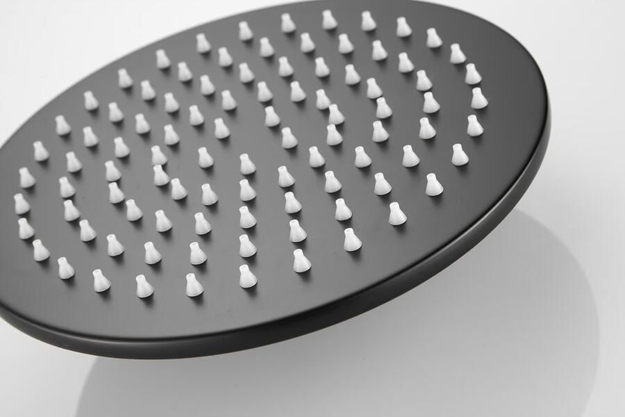 SaniClear Hoofddouche Vision | 20 cm | Rond | Mat zwart - Foto 2