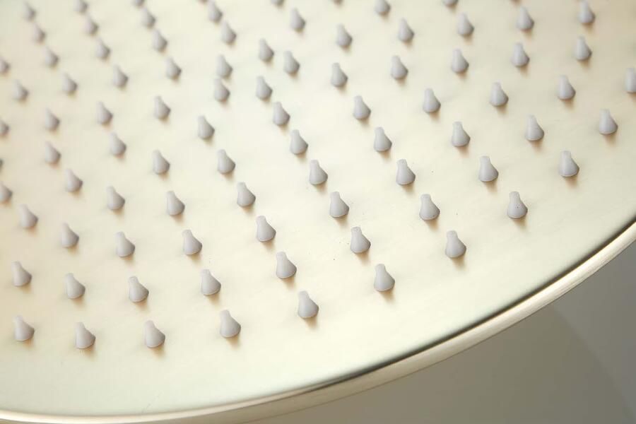 SaniClear Hoofddouche Vision | 30 cm | Rond | Geborsteld messing - Foto 3