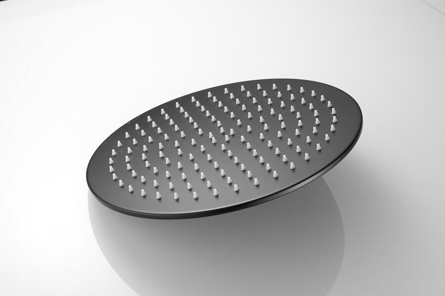 SaniClear Hoofddouche Vision | 30 cm | Rond | Mat zwart - Foto 2