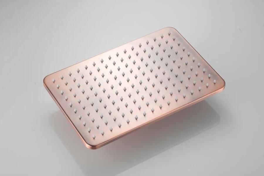 SaniClear Hoofddouche Vision | Rechthoek | Geborsteld koper - Foto 3