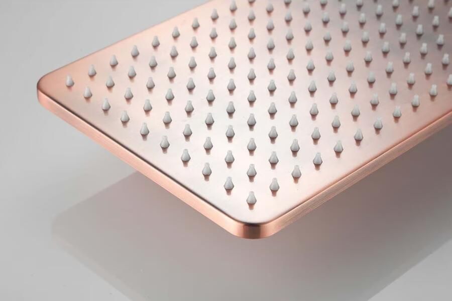 SaniClear Hoofddouche Vision | Rechthoek | Geborsteld koper - Foto 2