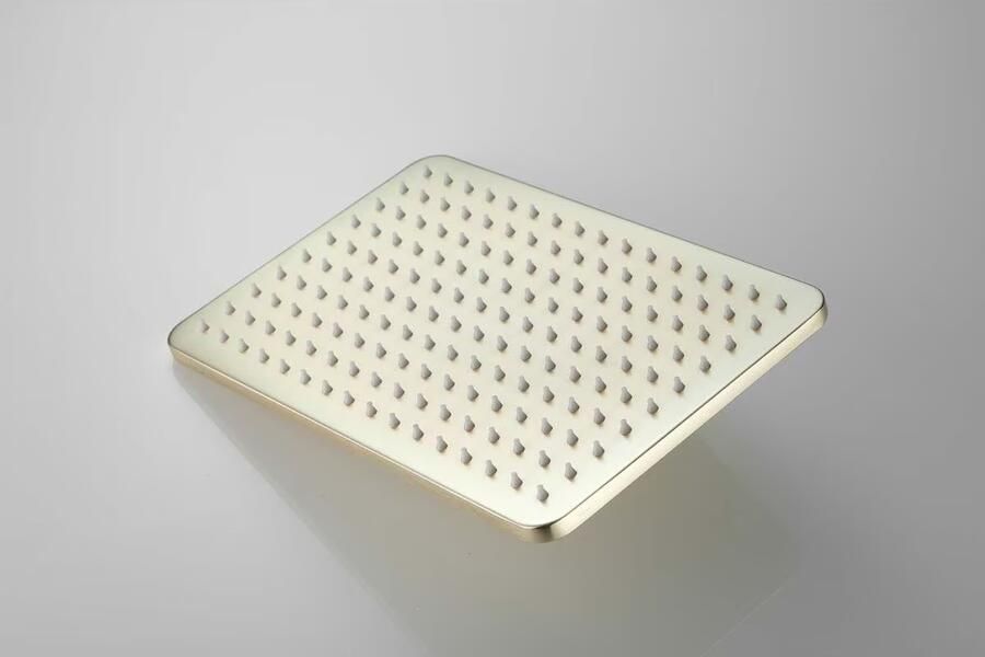 SaniClear Hoofddouche Vision | Rechthoek | Geborsteld messing - Foto 2