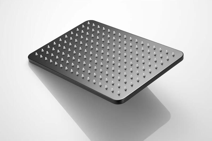 SaniClear Hoofddouche Vision | Rechthoek | Mat zwart - Foto 2