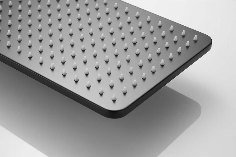 SaniClear Hoofddouche Vision | Rechthoek | Mat zwart - Foto 3