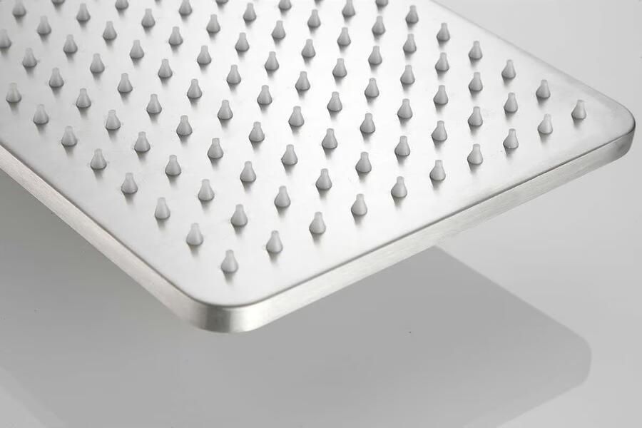 SaniClear Hoofddouche Vision | Rechthoek | RVS - Foto 3