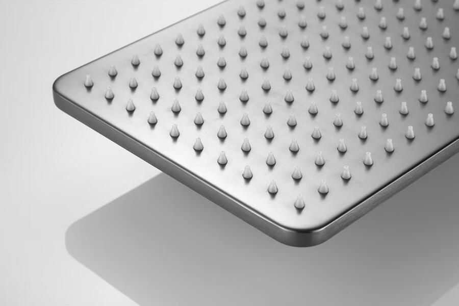 SaniClear Hoofddouche Vision | Rechthoek | Verouderd ijzer gunmetal - Foto 2