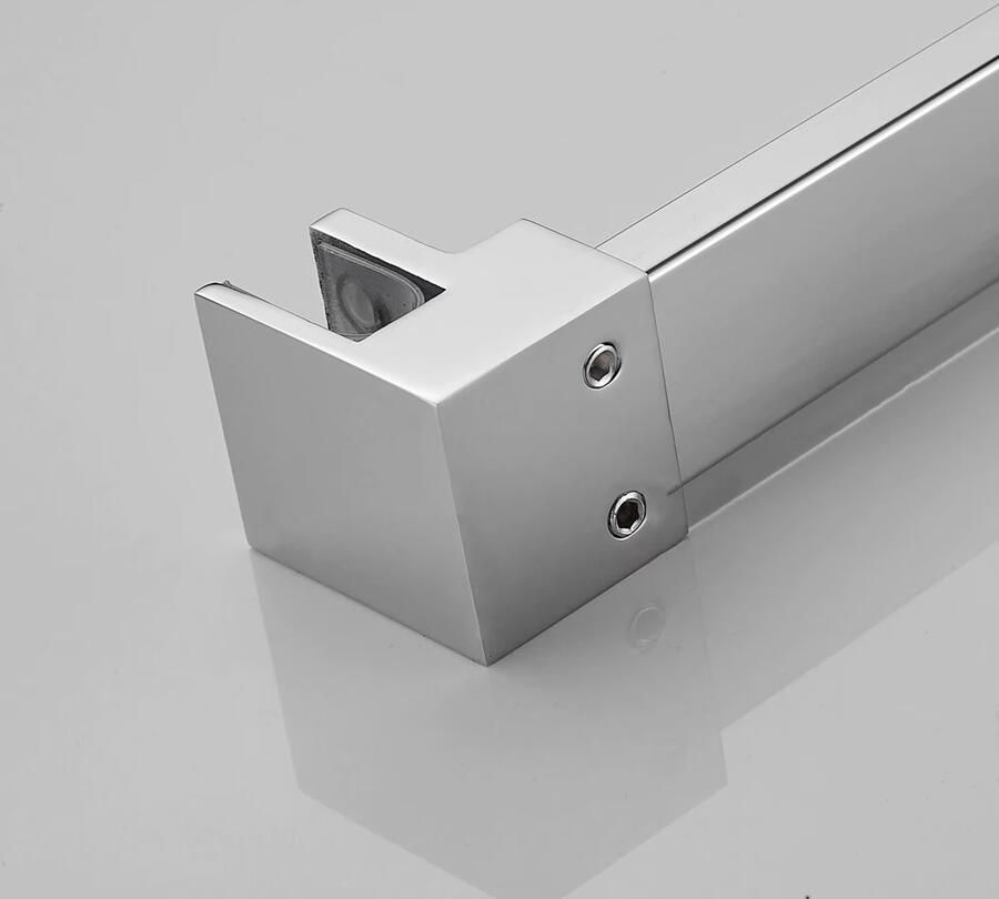 SaniClear Inloopdouche Bronze | 90x100 cm | Brons glas | Chroom beslag - Foto 3