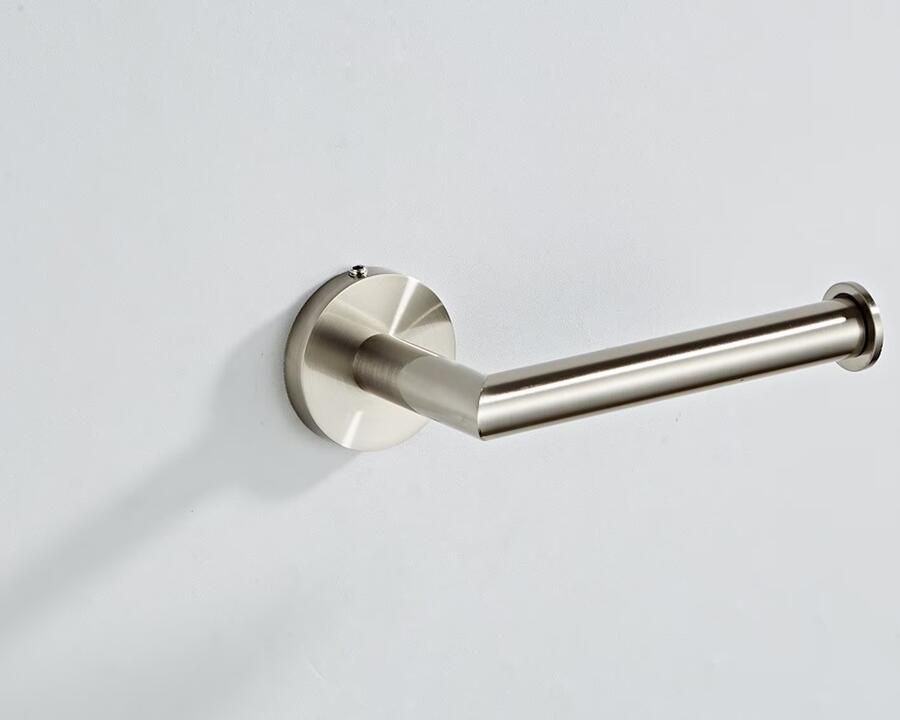 SaniClear Inox toilet accessoire set incl toiletborstel rolhouder en haak RVS - Foto 3