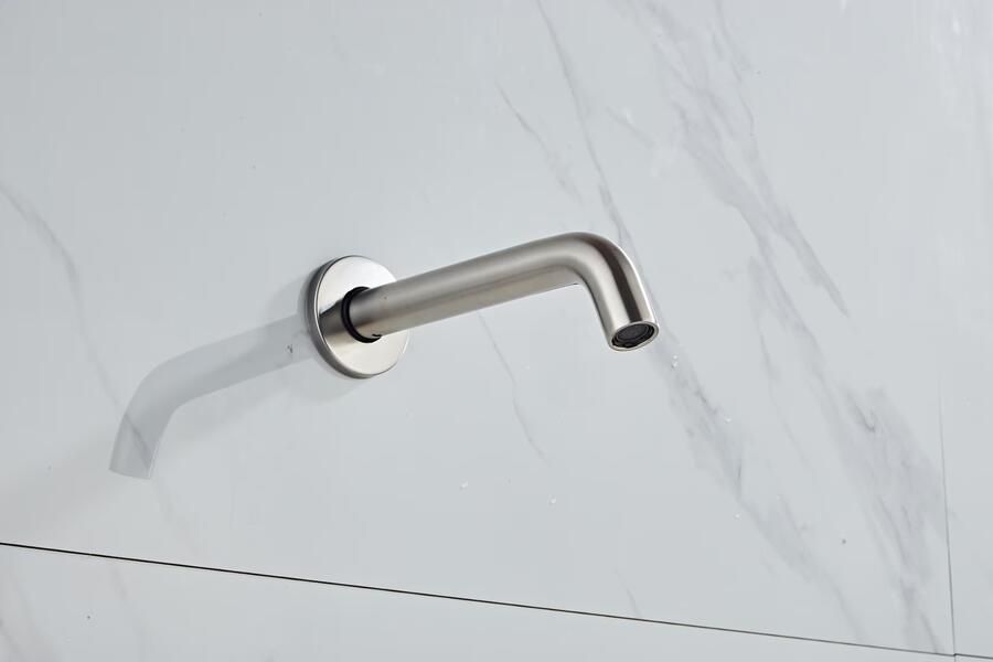 SaniClear Inox uitloop 21 cm rvs