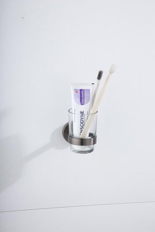 SaniClear Iron glashouder Verouderd ijzer gunmetal