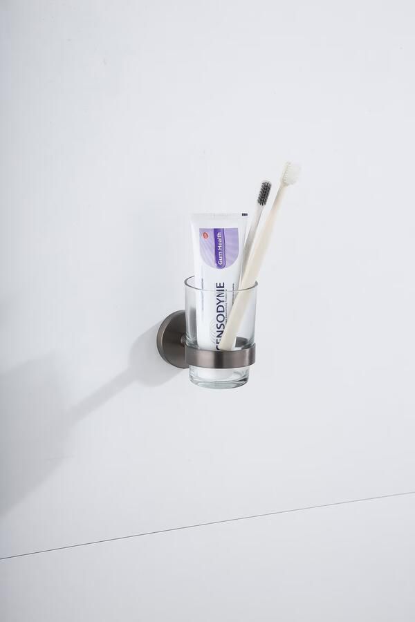 SaniClear Iron glashouder Verouderd ijzer gunmetal - Foto 2