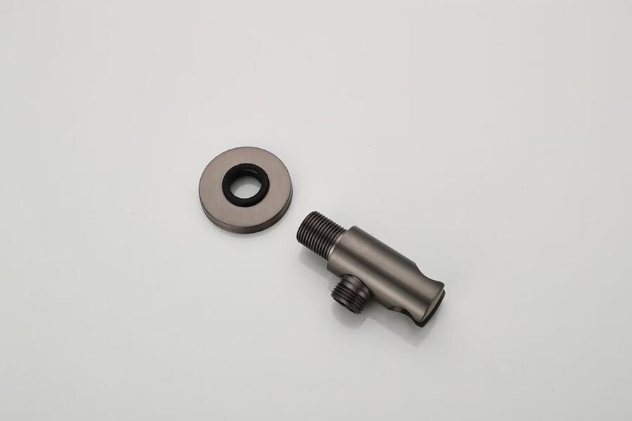 SaniClear Iron wand aansluitbocht Verouderd ijzer gunmetal - Foto 3