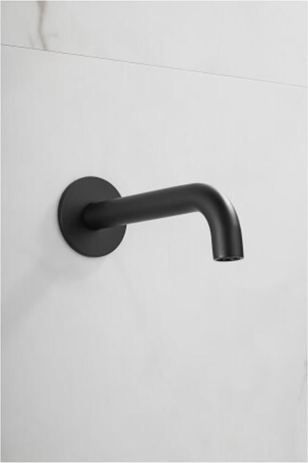 SaniClear Plus baduitloop 20 cm Mat zwart - Foto 2
