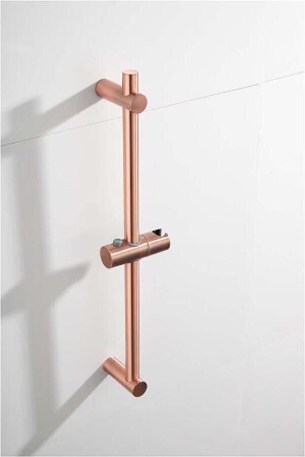 SaniClear Plus douche glijstang 60cm geborsteld koper