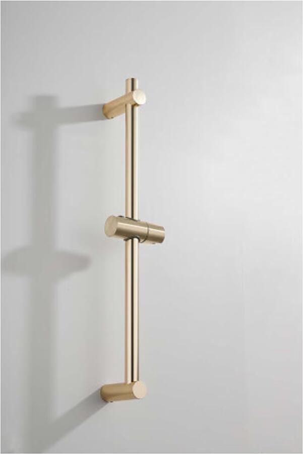 SaniClear Plus douche glijstang 60cm Geborsteld messing mat goud - Foto 2