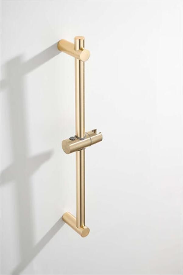 SaniClear Plus douche glijstang 60cm Geborsteld messing mat goud - Foto 3