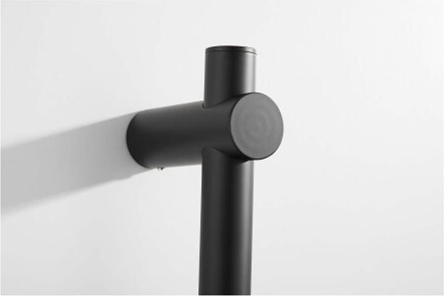 SaniClear Plus douche glijstang 60cm Mat zwart