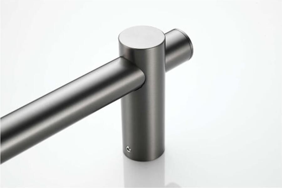 SaniClear Plus douche glijstang 60cm Verouderd ijzer gunmetal - Foto 3