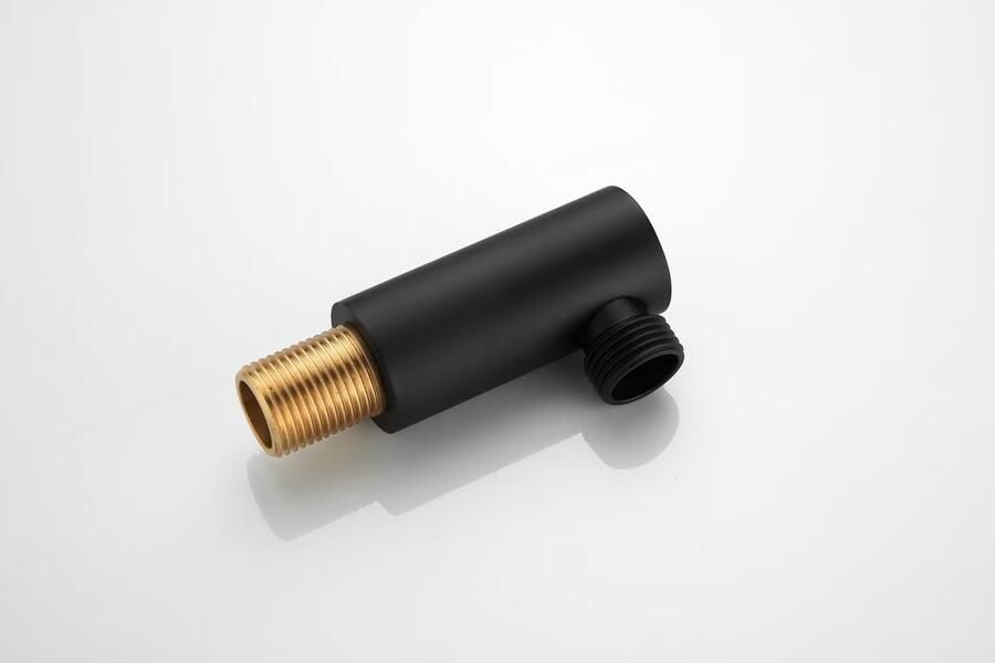 SaniClear Plus wand wateraansluiting Mat zwart - Foto 2