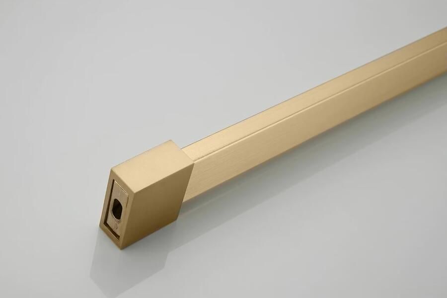 SaniClear Redro stabilisatiestang 120 cm geborsteld messing - Foto 3