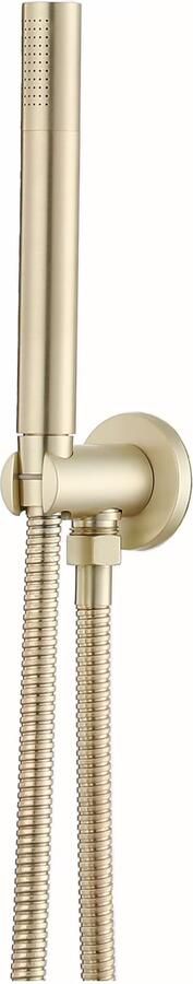SaniClear Regendouche set Brass | Inbouw | Thermostaatkraan | 2-weg | Rond | Geborsteld messing - Foto 3