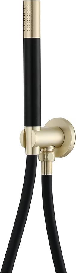 SaniClear Regendouche set Brass Pro | Inbouw | Thermostaatkraan | 2-weg | Rond | Geborsteld messing - Foto 2