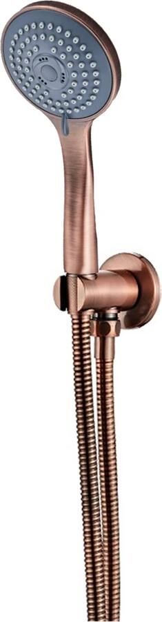 SaniClear Regendouche set Copper | Inbouw | Thermostaatkraan | 2-weg | Rond | Geborsteld koper - Foto 2