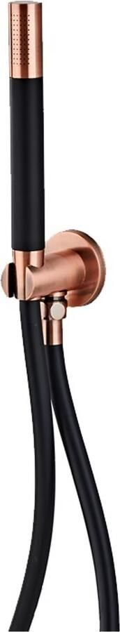 SaniClear Regendouche set Copper Pro | Inbouw | Thermostaatkraan | 2-weg | Rond | Geborsteld koper Zwart - Foto 3