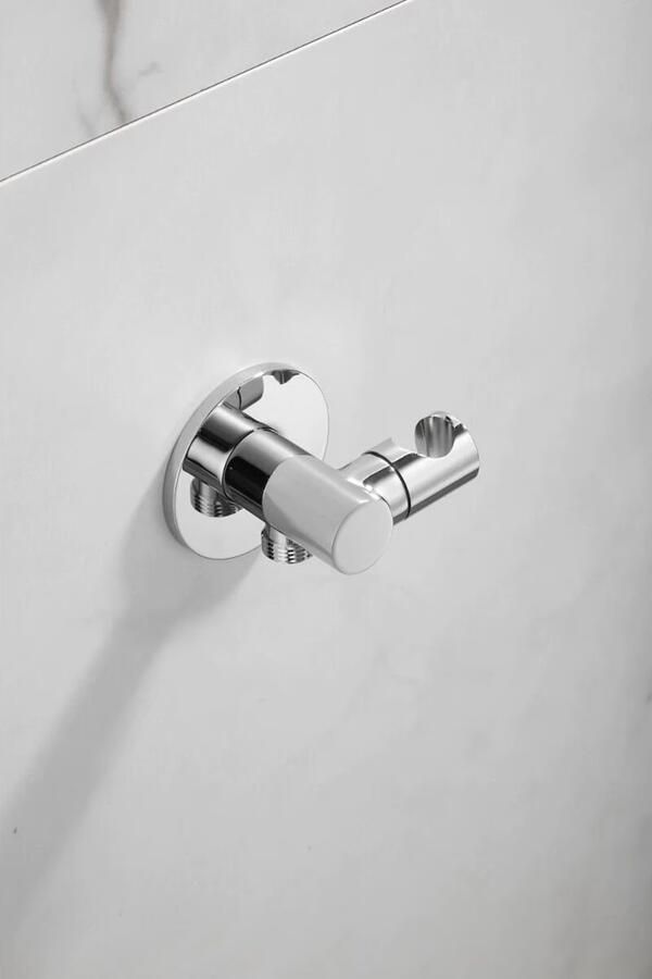 SaniClear Regendouche set Cube | Inbouw | 30x30 cm | Thermostaatkraan | Incl.Inbouwdeel | 2-weg | Rond | Chroom - Foto 2