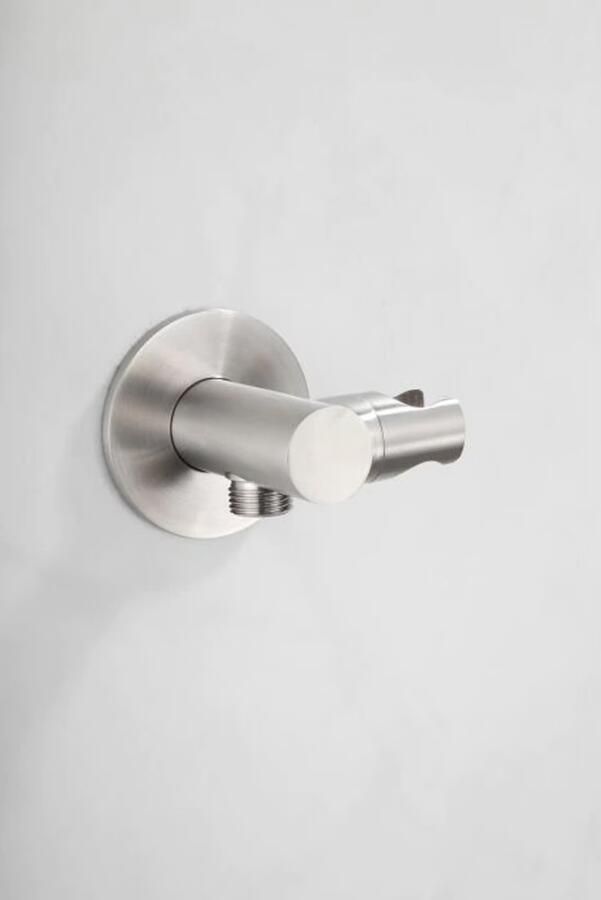 SaniClear Regendouche set Cube | Inbouw | 30x30 cm | Thermostaatkraan | Incl.Inbouwdeel | 2-weg | Rond | RVS look