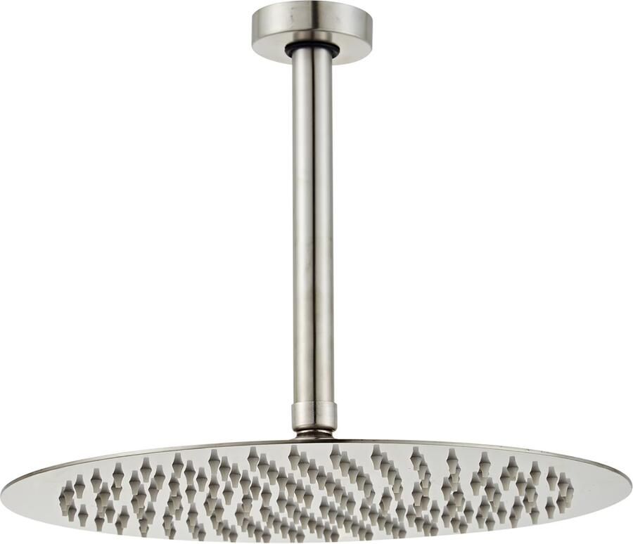 SaniClear Regendouche set Inox Pro | Inbouw | Thermostaatkraan | 2-weg | Rond | RVS look