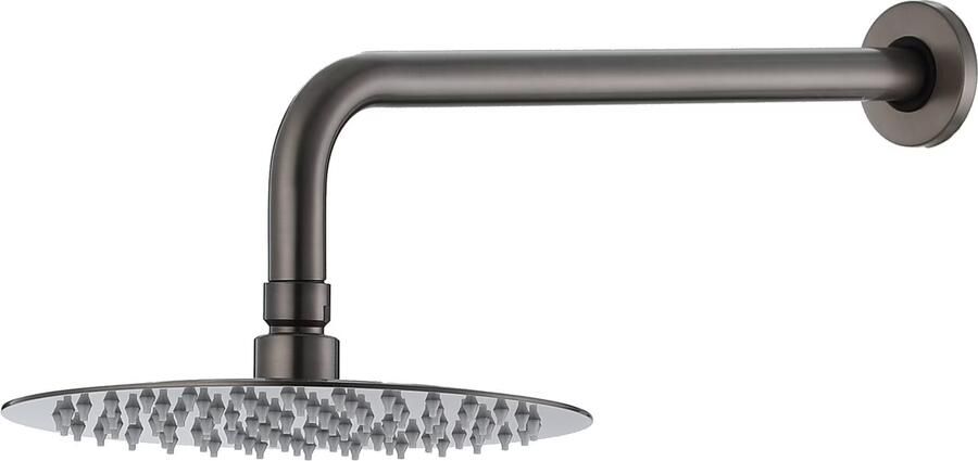 SaniClear Regendouche set Iron Pro | Inbouw | Thermostaatkraan | 2-weg | Rond | Verouderd ijzer gunmetal