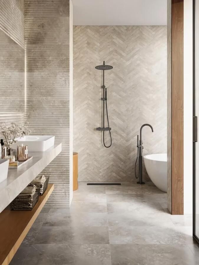 SaniClear Regendouche set Iron Pro | Opbouw | 30 cm | Thermostaatkraan | 2-weg | Rond | Verouderd ijzer Gunmetal - Foto 2