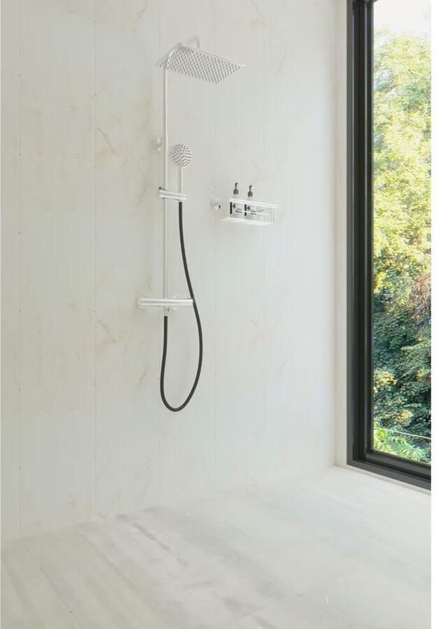 SaniClear Regendouche set Vision Pro | Opbouw | Thermostaatkraan | 2-weg | Chroom