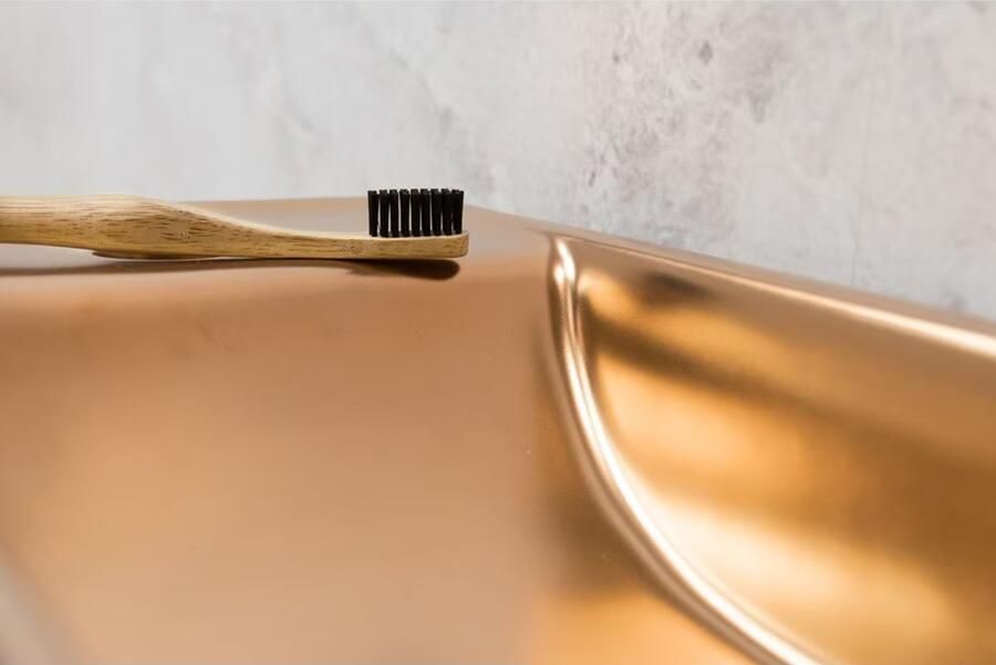 SaniClear Ruby fontein mat rose goud 40x22cm links - Foto 2