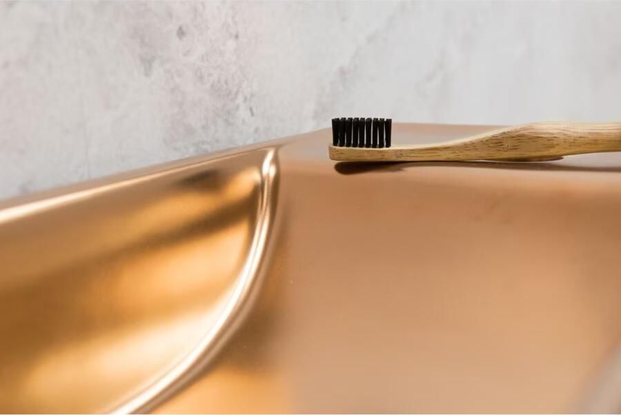 SaniClear Ruby fontein mat rose goud 40x22cm rechts - Foto 2