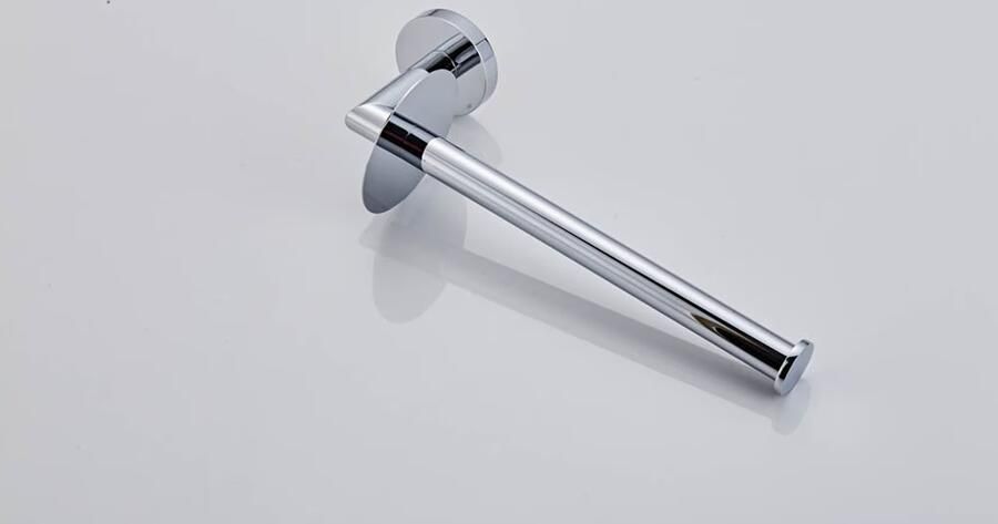 SaniClear Shine dubbele reserverol houder chroom - Foto 2