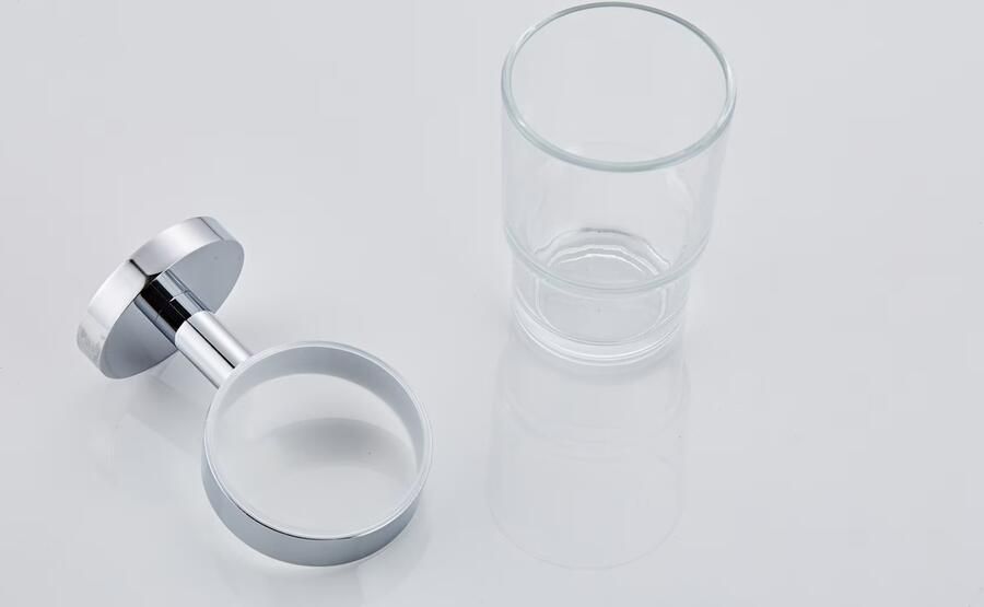 SaniClear Shine glashouder chroom