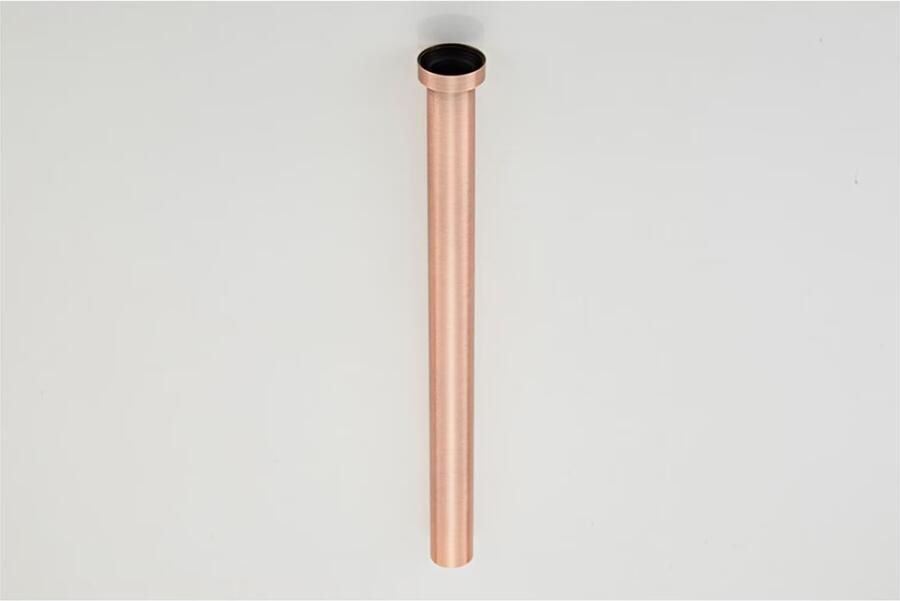 SaniClear Sifon verlengbuis Copper | 5 4" | Compact | Messing | Rond | Geborsteld koper - Foto 3
