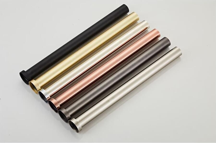 SaniClear Sifon verlengbuis Nero | 5 4" | Compact | Messing | Rond | Mat zwart - Foto 2