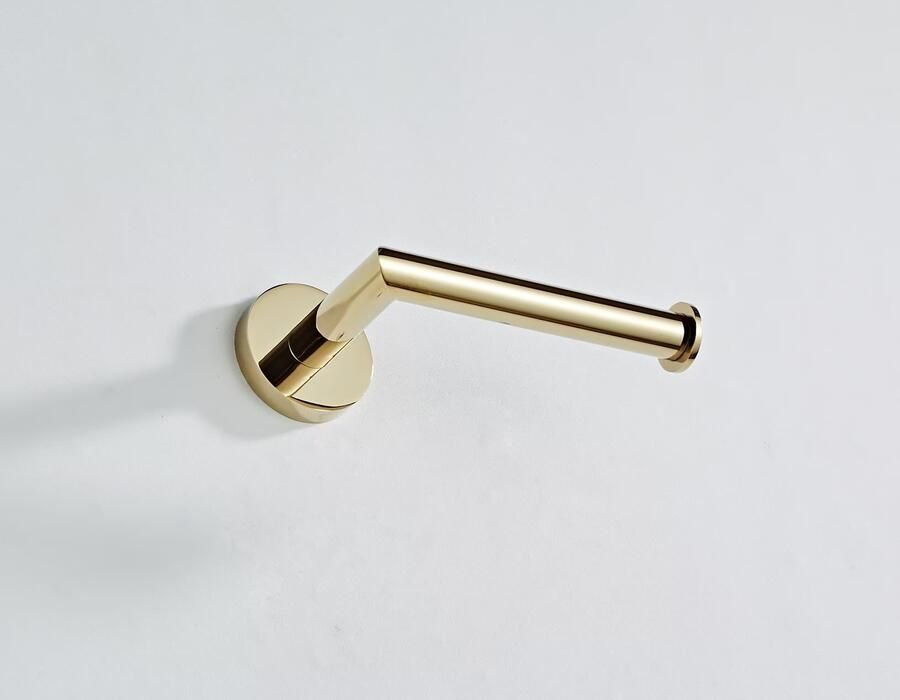 SaniClear Toiletrolhouder Dorado | Messing | Rond | Goud glans